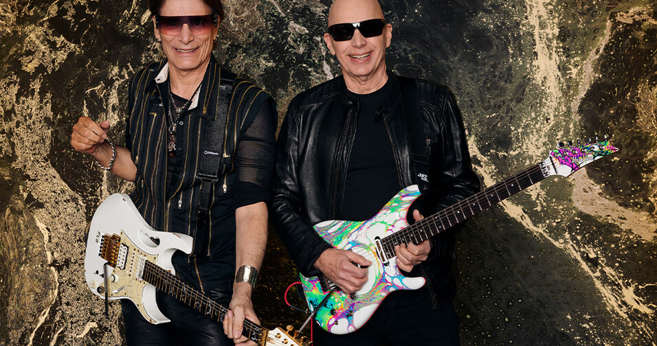 Joe Satriani e Steve Vai anunciam primeiro álbum do SatchVai